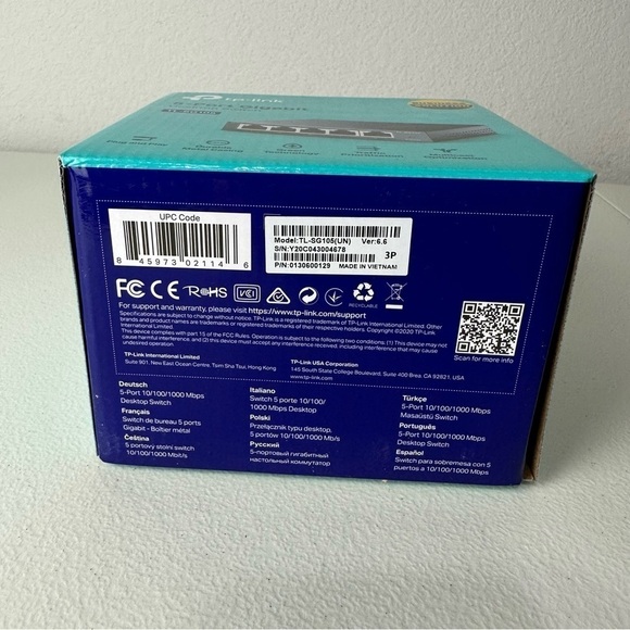 TP-Link 5-Port Gigabit Desktop Switch TL-SG105 - Picture 5 of 10